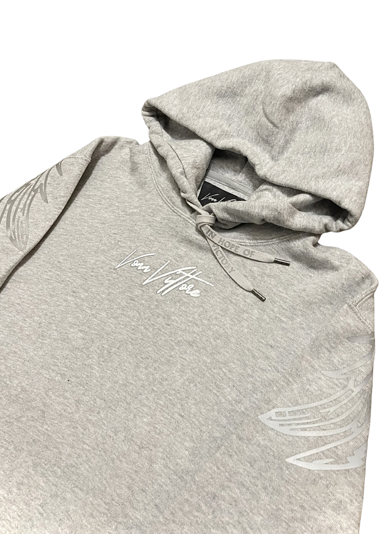 ANGEL WING HOODIE GRAY/SILVER REFLECTIVE