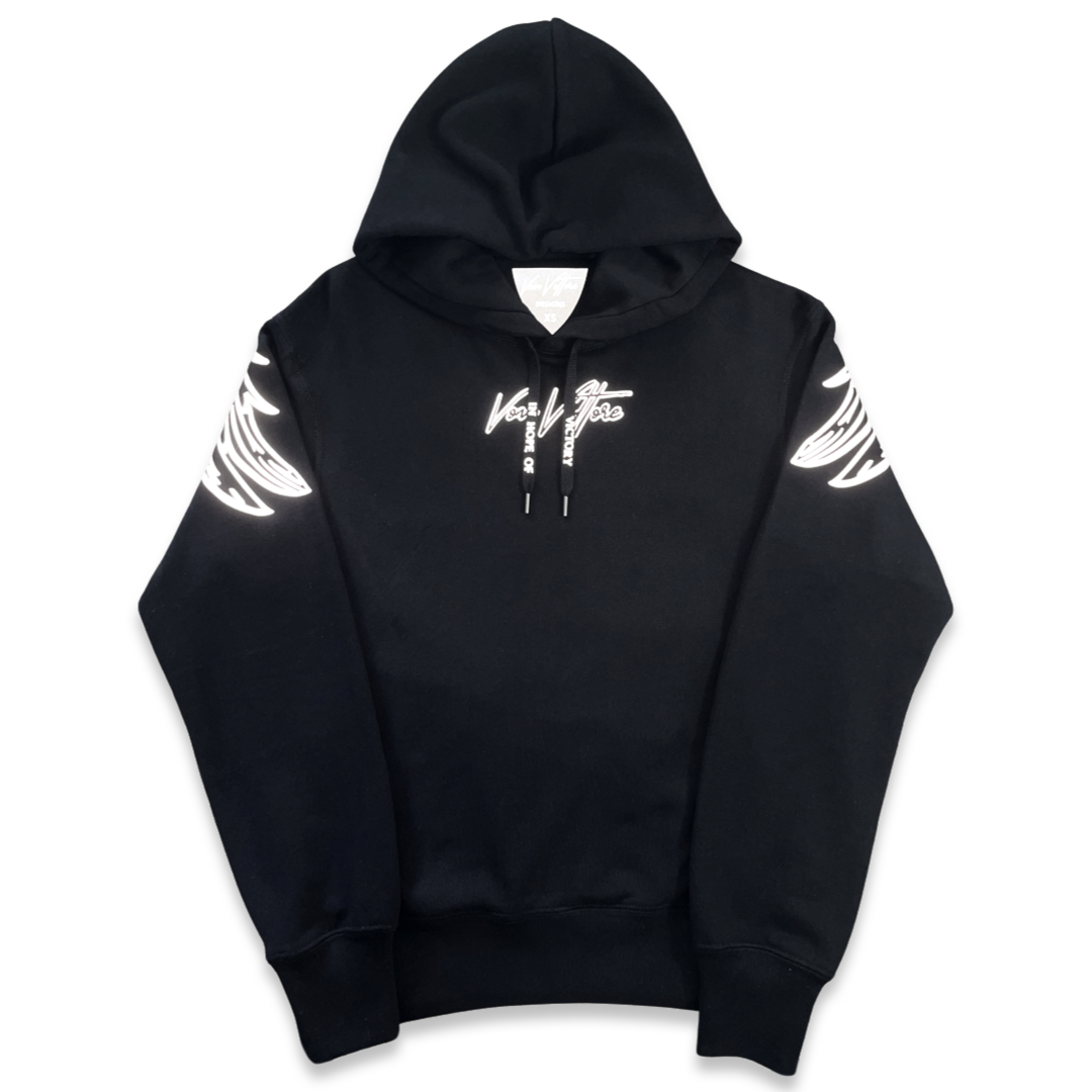 ANGEL WING PULLOVER - BLACK