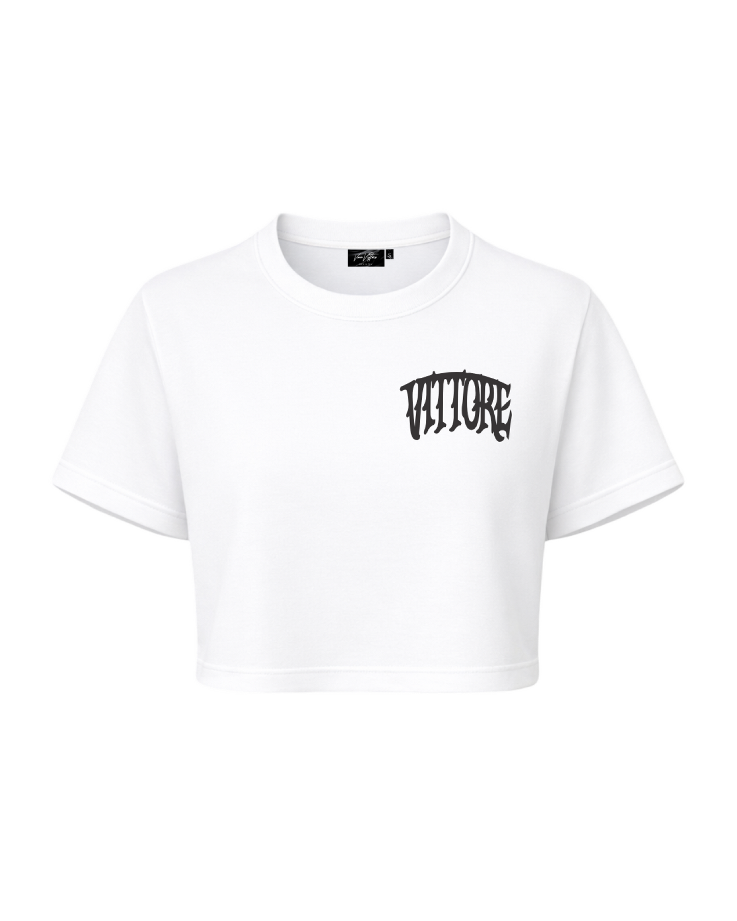 Vonn Vittore Vittore Slime Crew Neck Crop Top