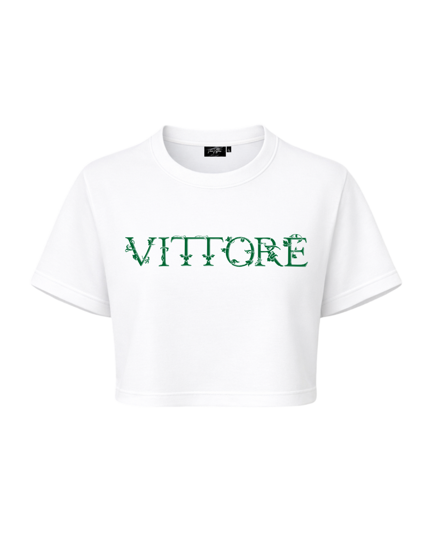Vonn Vittore Vittore Vine Crew Neck Crop Top