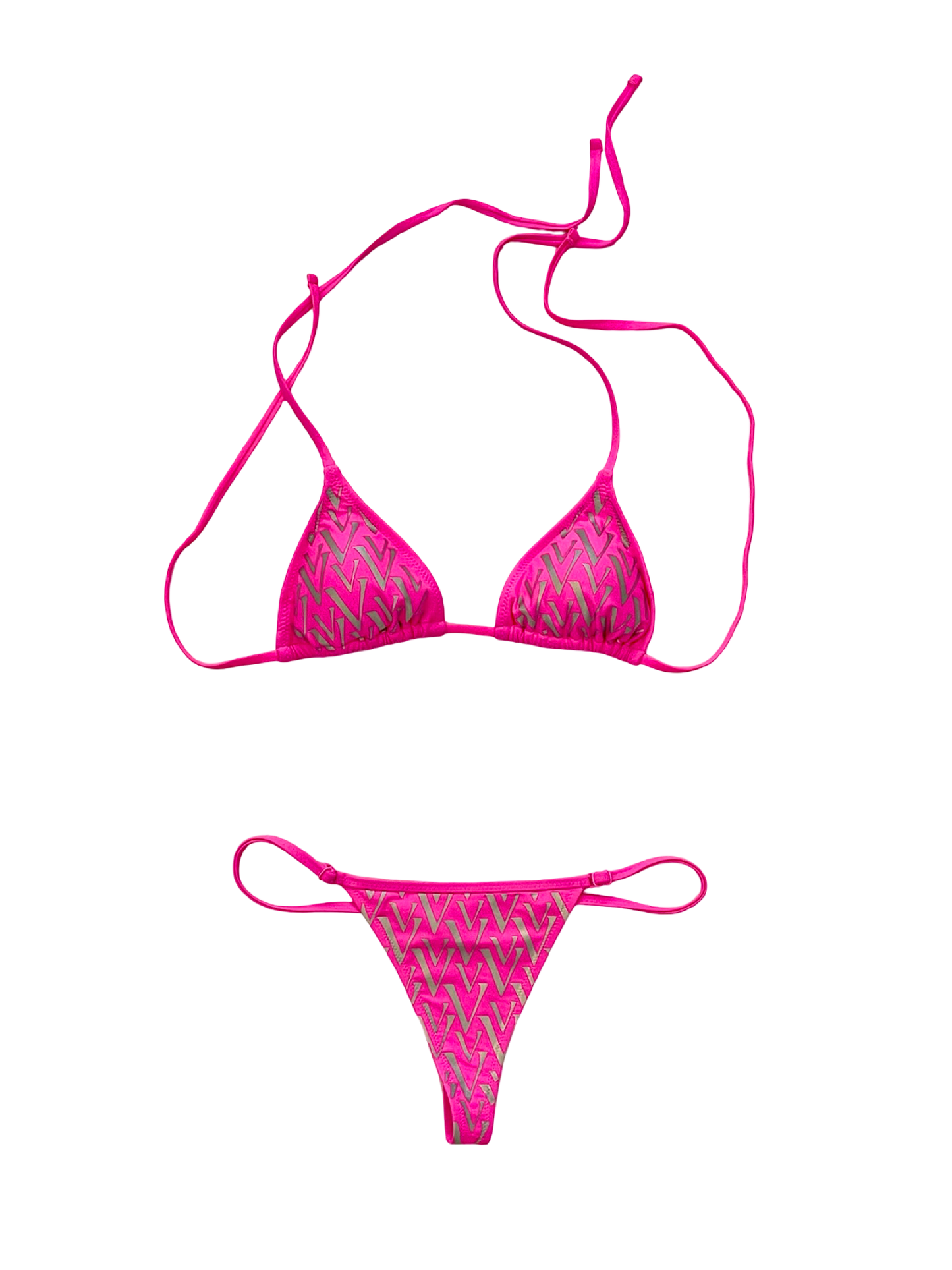 Vonn Vittore Reflective Monogram Bikini - Black